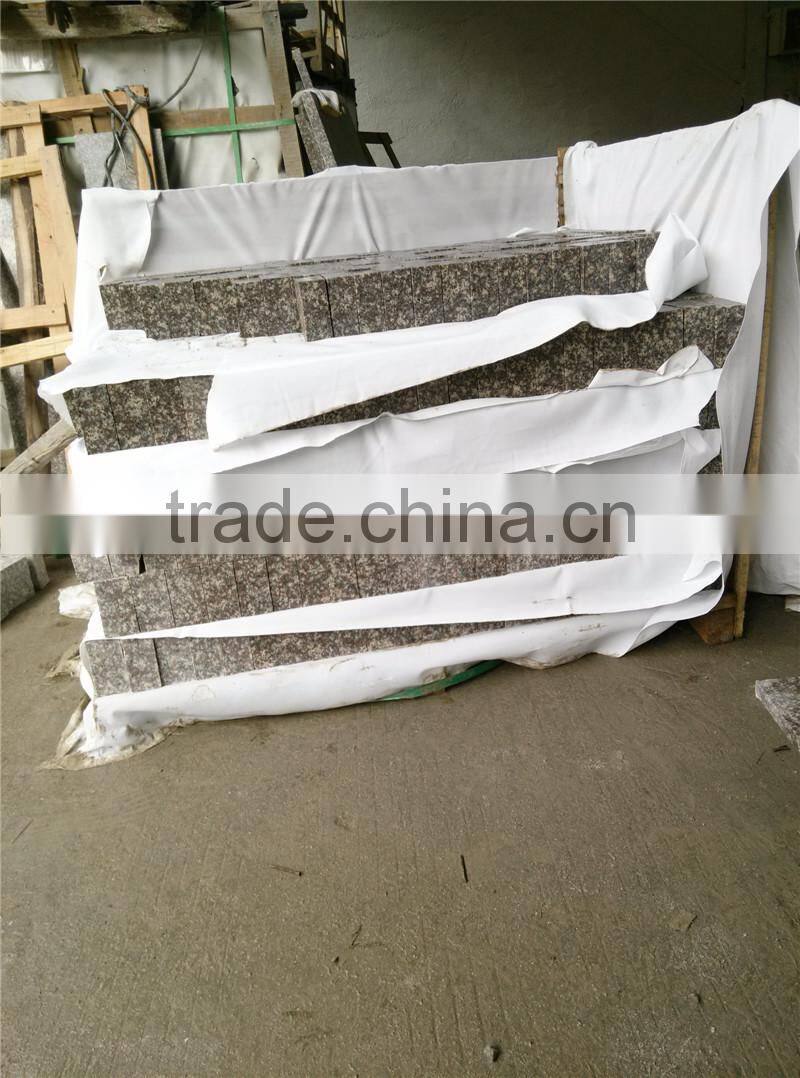 Pink red floor granite paving stone, Cheap paving stone, Own quarry and factory