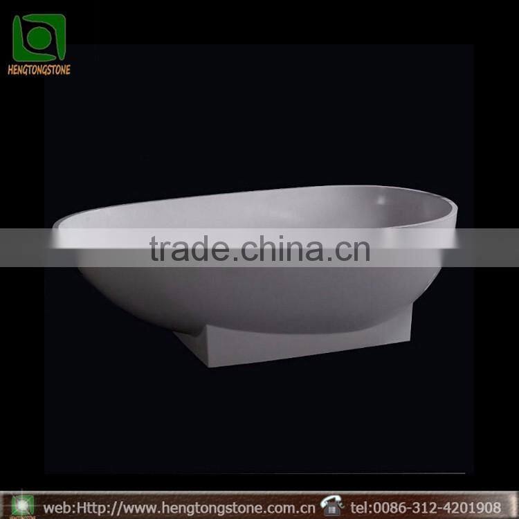 Custom Size White Marble Bath Tub