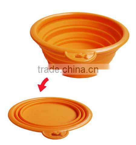 silicone collapsible travel bowls for your pet&silicone collapsible bowl for your dog