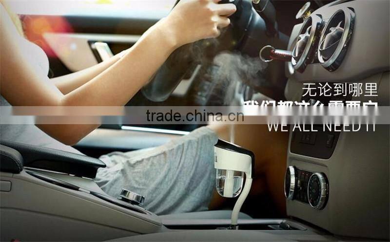 electric portable air usb mini humidifier for car 2016 Hot Selling mini Car Air Smoke Humidifier