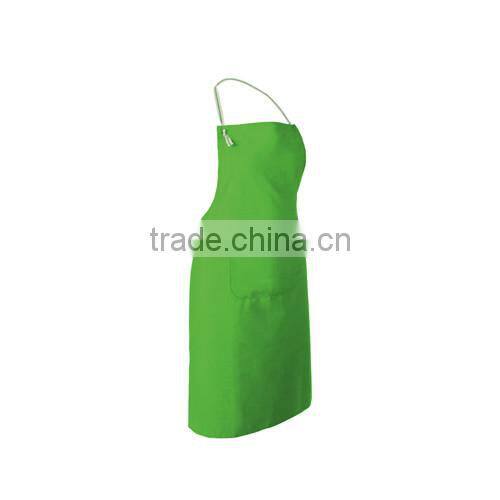 Cotton fashion look kitchen apron with front pocket as promotion