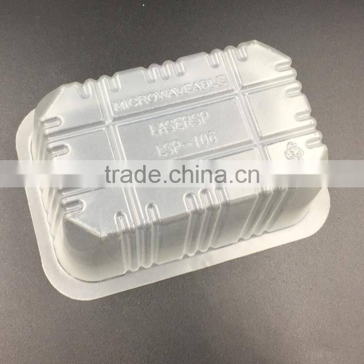 clear plastic food disposable microwavable pp container