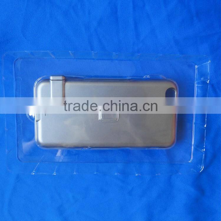 Custom clear plastic blister packaging for mobile case