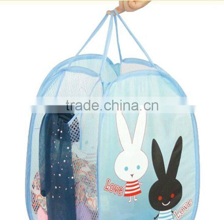 cartoon laundry basket pop up folding laundry hamper lightweight storage container