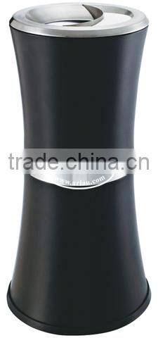 Arlau Outdoor Street Rubbish Bin,Round Waste Bins,Trash Can With Good Quality