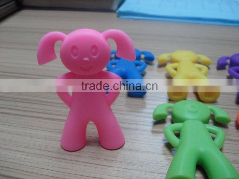female doll toy series food grade silicone chopsticks holder for children