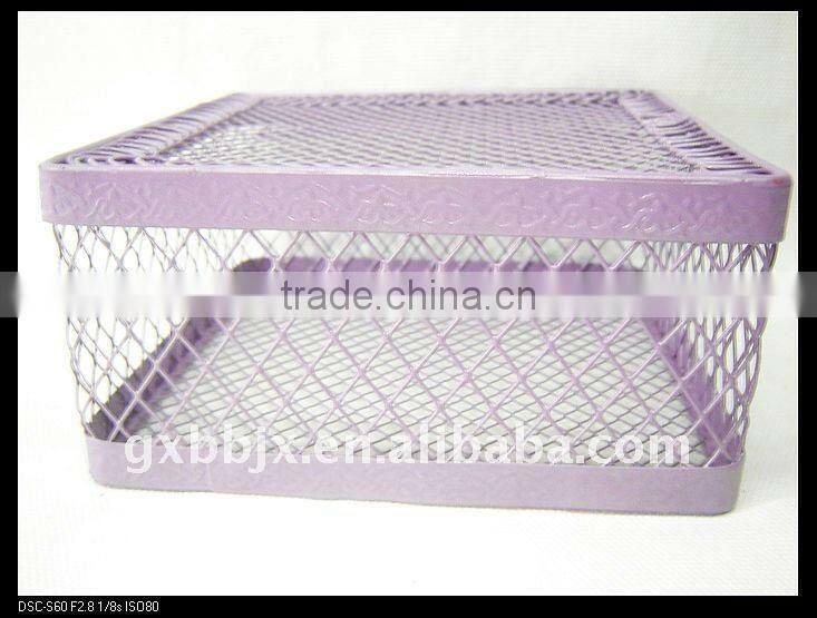 Pink/Purple square wire storage wedding gifts souvenirs