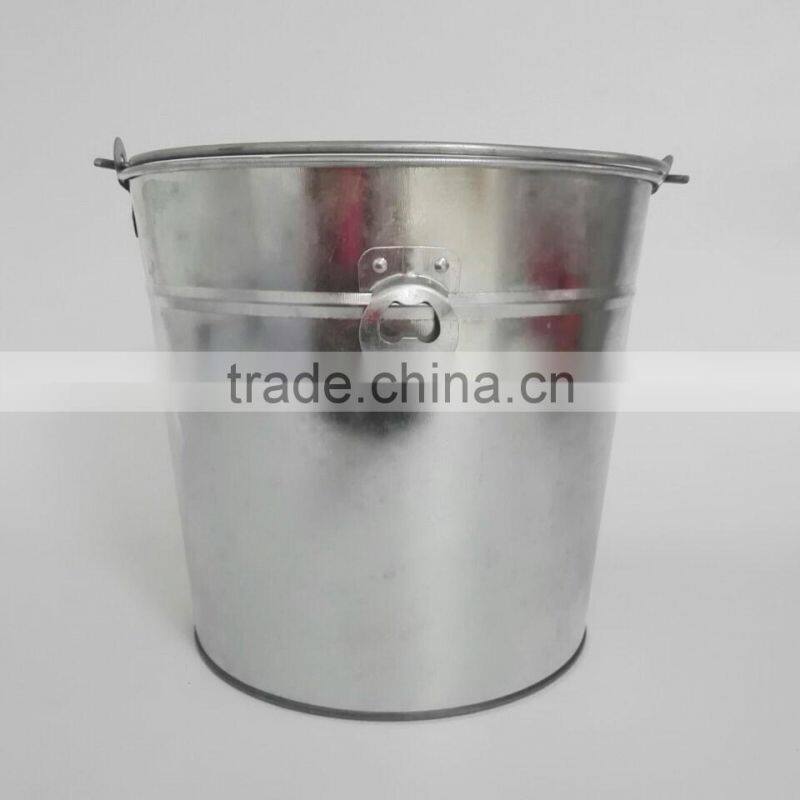 Cerveza Beer Galvanised Bucket Drinks Party Champagne Wine Beer Cool Ice Bucket with Opener