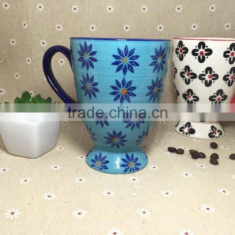 Stocked hand-painted ceramic cup coffee cup cereal milk mug