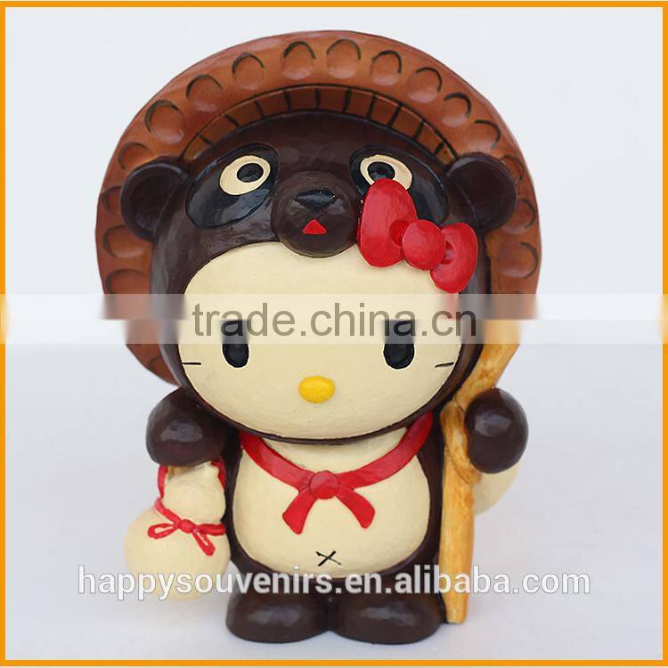 Lovely cheap resin cow piggy coin bank for kids