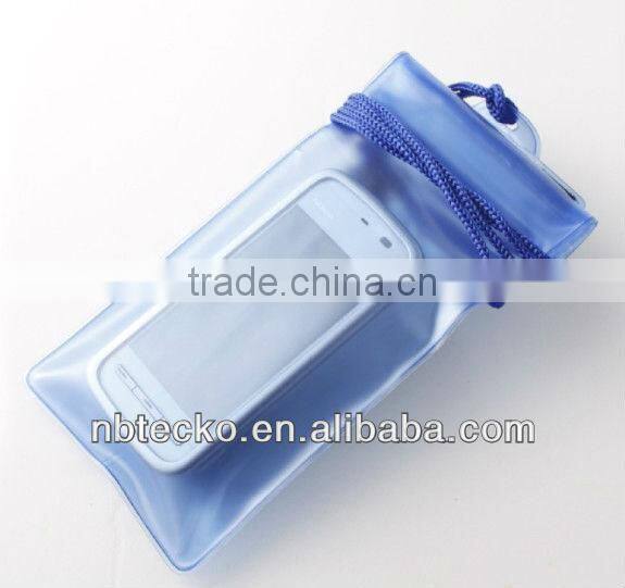 Hot sale transparent PVC waterproof swimming mobile phone pouch