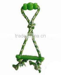 High quality 3-strand twisted cotton rope dog toy