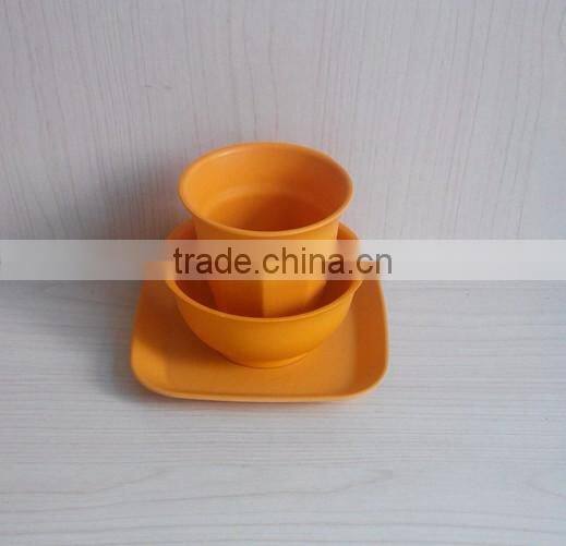 Reusable Biodegradable Eco Bamboo Fiber Dinnerware Set(BC-CS1032)