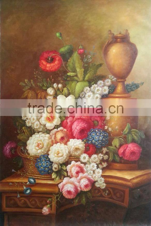 Flower Oil Painting on Canvas