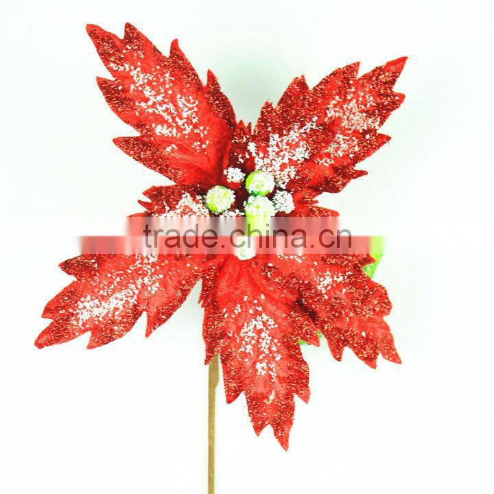 China factory supply crafts decorations artificial flowers making for home decoration for christmas market