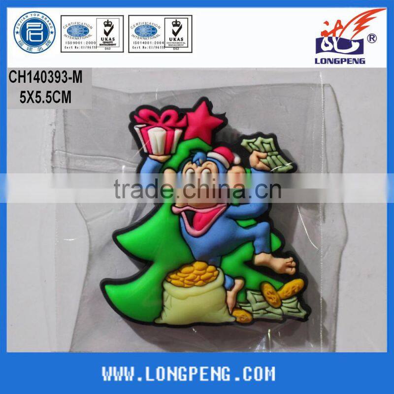 Promotional Sovenir Monkey Soft Pvc Fridge Magnet