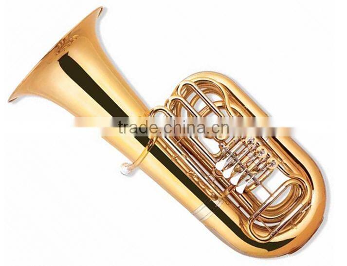 4 valve Bb tuba brass instrument for sale