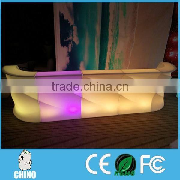 2016 Hot selling Bar Counter LED Banquet Bar Table