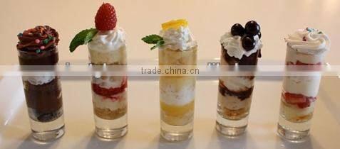 1.5oz 2oz christmas deer and animal color printing shot glass cup cocktails whisky glass