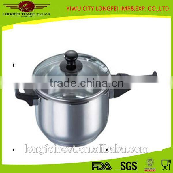 2pcs high grade 304 stainless steel soup pot and high pressure pot set