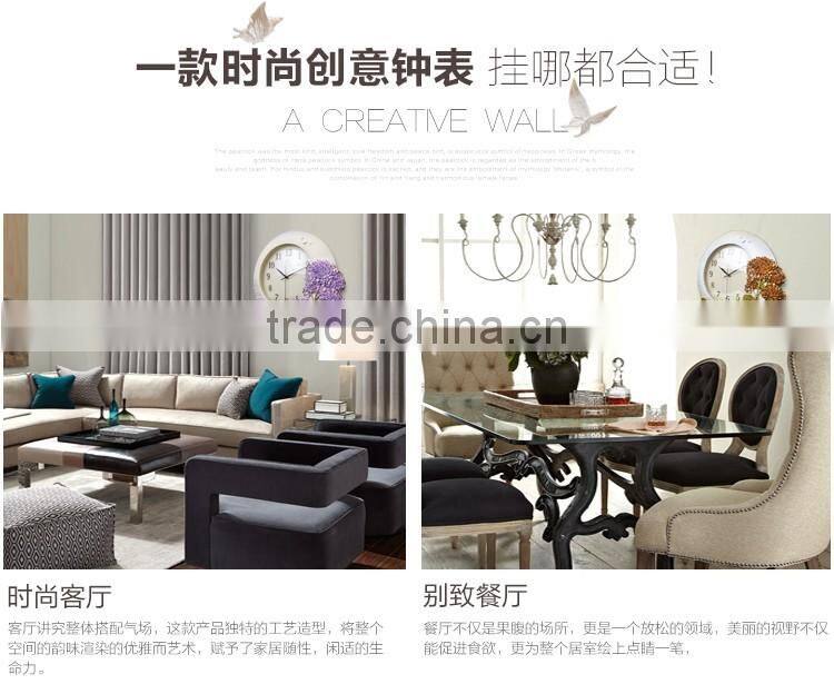 M20A Momoda Living room dining room Creative fancy elegant 3D tree wall clock quartz home decoration gold silver art wall clock