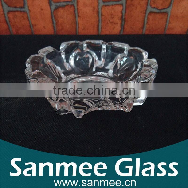 Transparent Quality Murano Glass Ashtray DIY Portable Ashtray