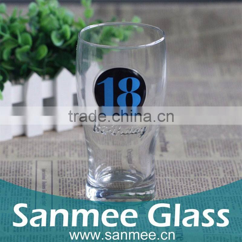 Manufacture Creative Glass Suction Drinking Glass Cup