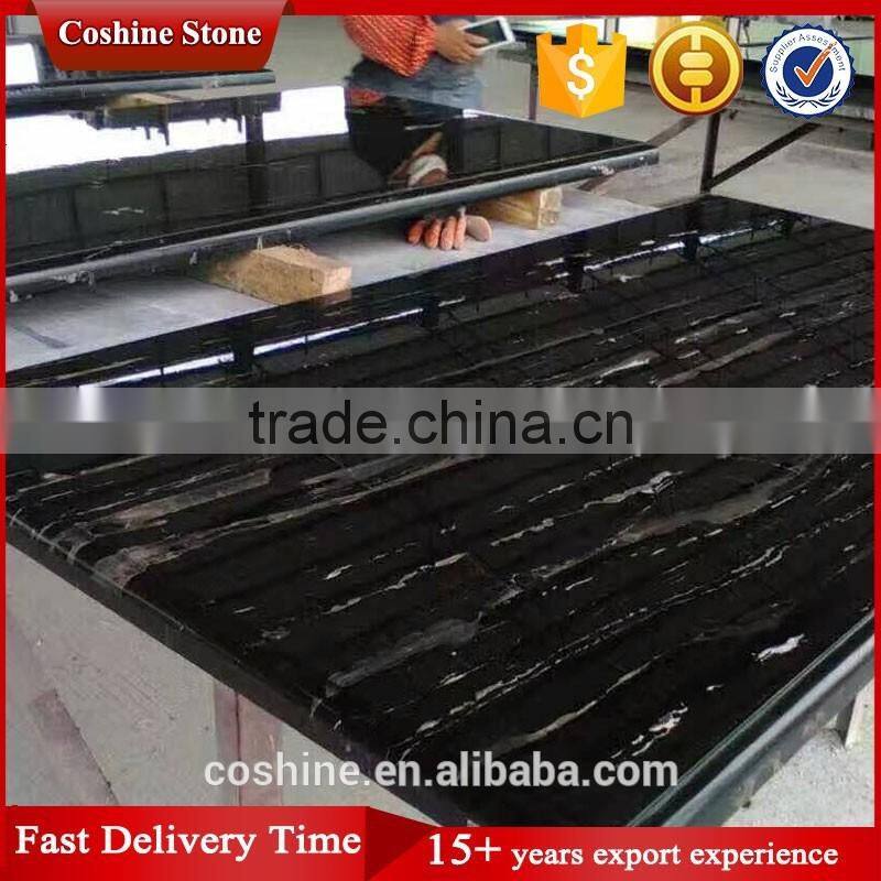 Rectangle shaped silver dragon marble countertop