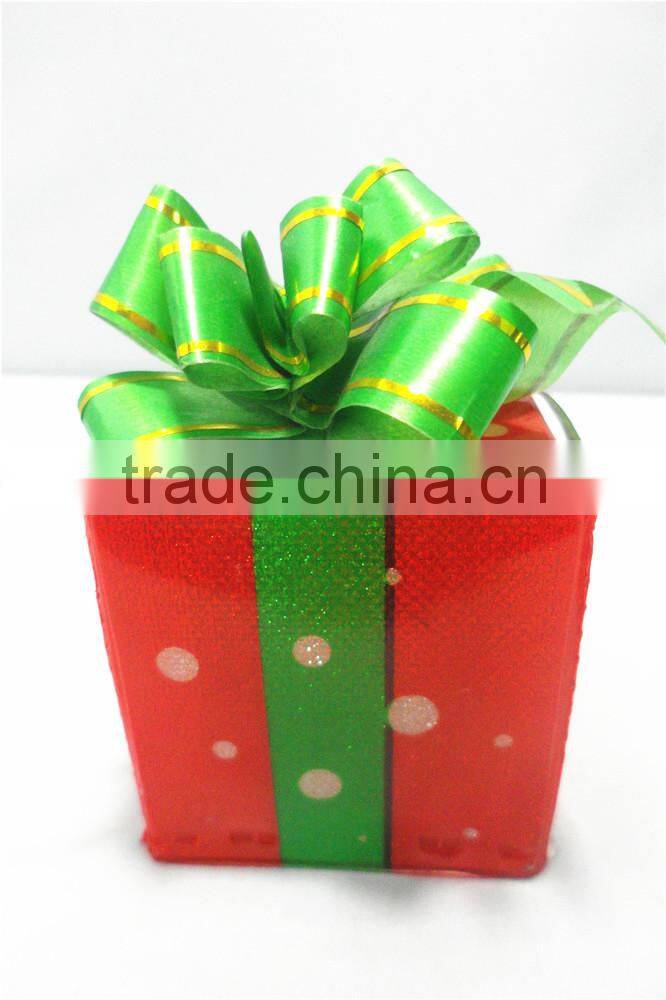 hot sale wholesale Christmas decoration acrylic led gift box