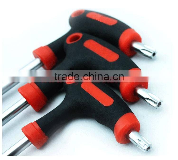 9pcs/set Long Arm Star Torx Allen Hex Key Wrench Spanner set hexagon wrench set T type