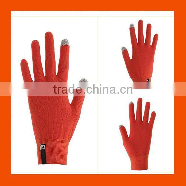 Adult Size Pink Color Touch Screen Smart Gloves