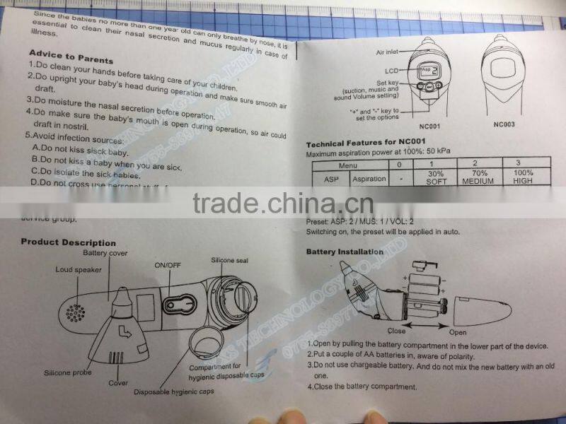 Electric New Born Baby Nose Cleaner Toddler Safety Nasal Aspirator Infant Snot Vacuum Sucker Runny Kids Nose Sucker