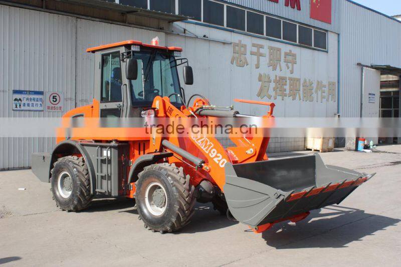 HZM new big cab 1.8ton front loader 920 with CE