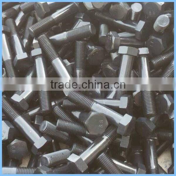 Fastener DIN931 8.8 Grade Black Hex Bolt and Nut