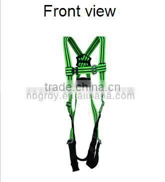 full body safety belt harness with sliding back D-ring