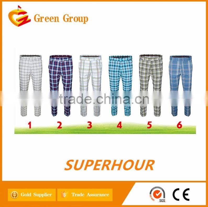 Easy washing Golf classic pants for men