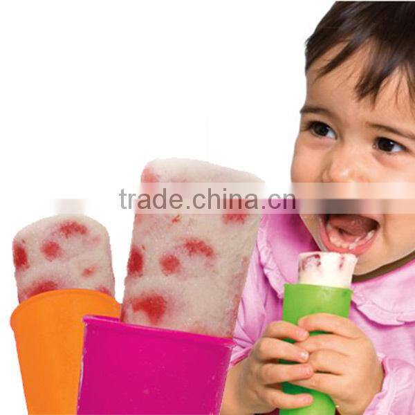 The Hand Frozen Ice Cream Popsicle Maker Lolly Mould Tray Pan Kitchen DIY Pop Mold