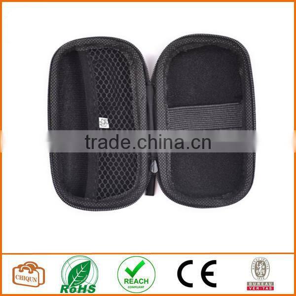 Light Blue Rectangle Shaped Hard Earphone Headset EVA Case for MP3/MP4 Bluetooth Earphone