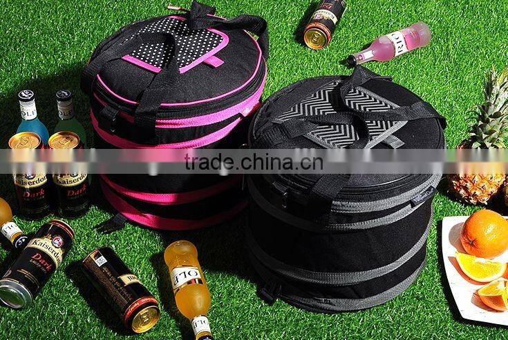 600D polyester Collapsible Pop-Up rolling cooler(Z-GB-010)