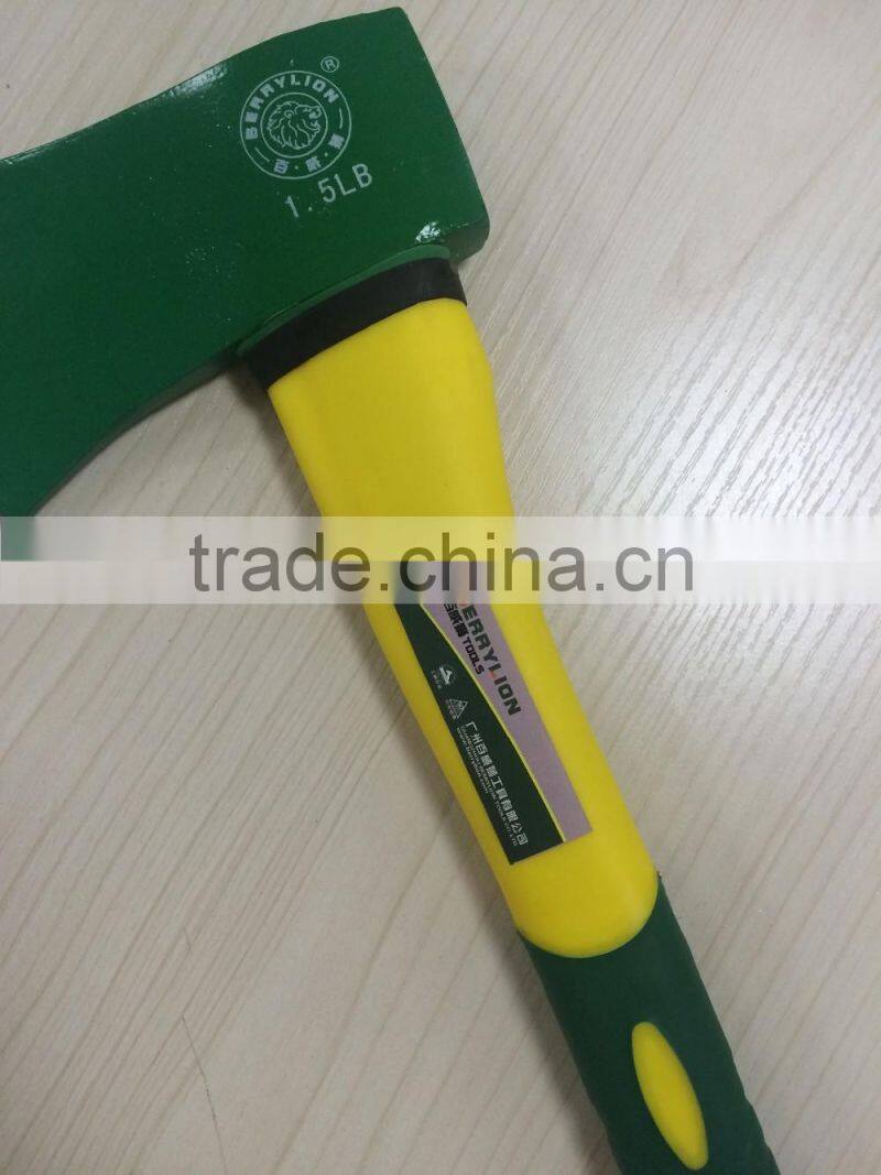 1.5LB axe fiberglass handle hatchet with high quality