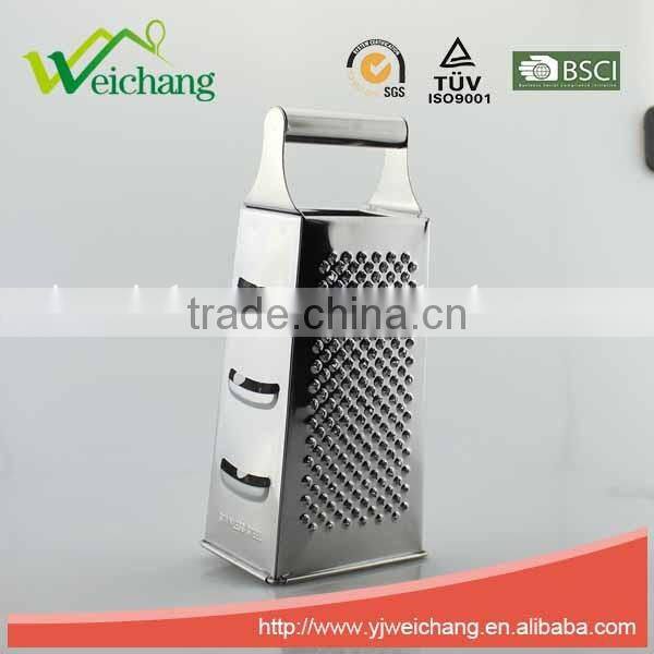 WCE7040 New products 4 sides electrolytic corrosion vegetable kitchen graters stainless steel grater