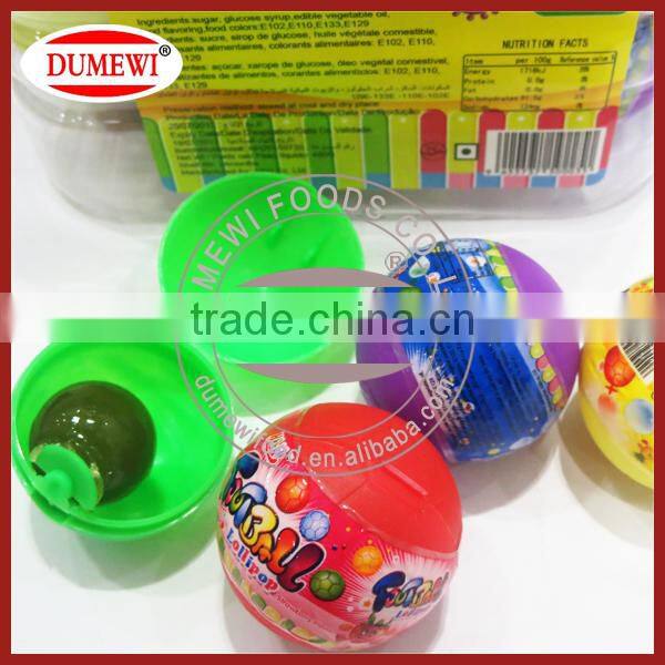 Africa Market Hot Products Fruit Lollipop Football Candy