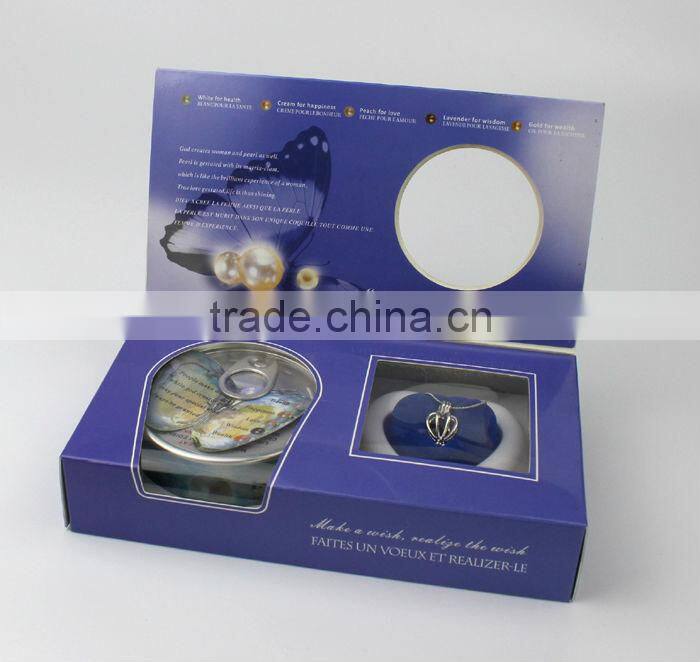 Nature love pearl (ocean pearl (red, pink, purple, blue, yellow) English version