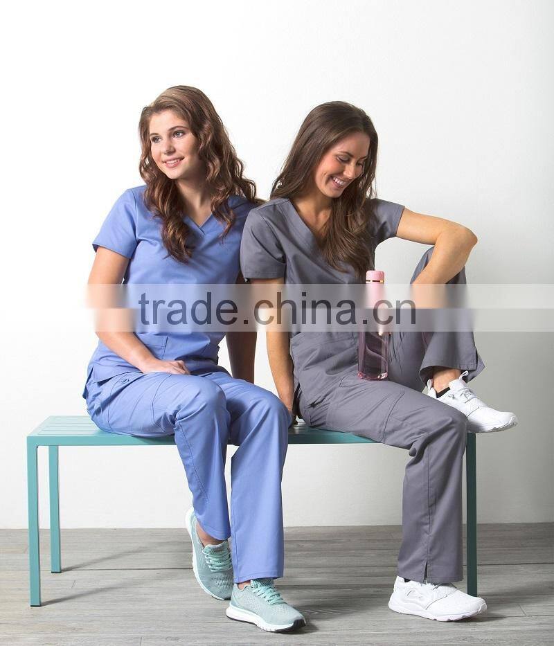 Custom hospital uniform clinical medical scrubs