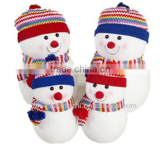 snowman head decoration christmas kids big plush snowman head