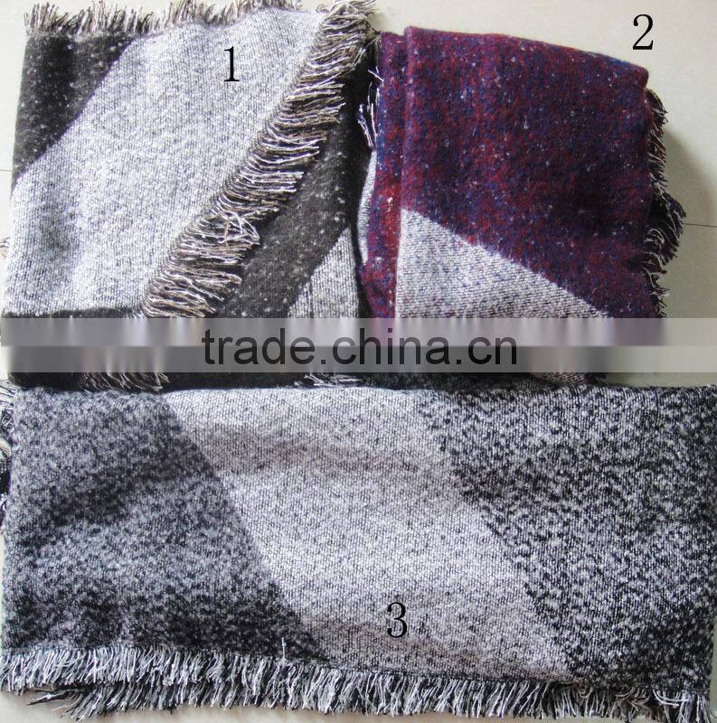 Fashion stylish acrylic knitted shawl