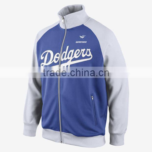 2014 custom mock-neck mens track jacket