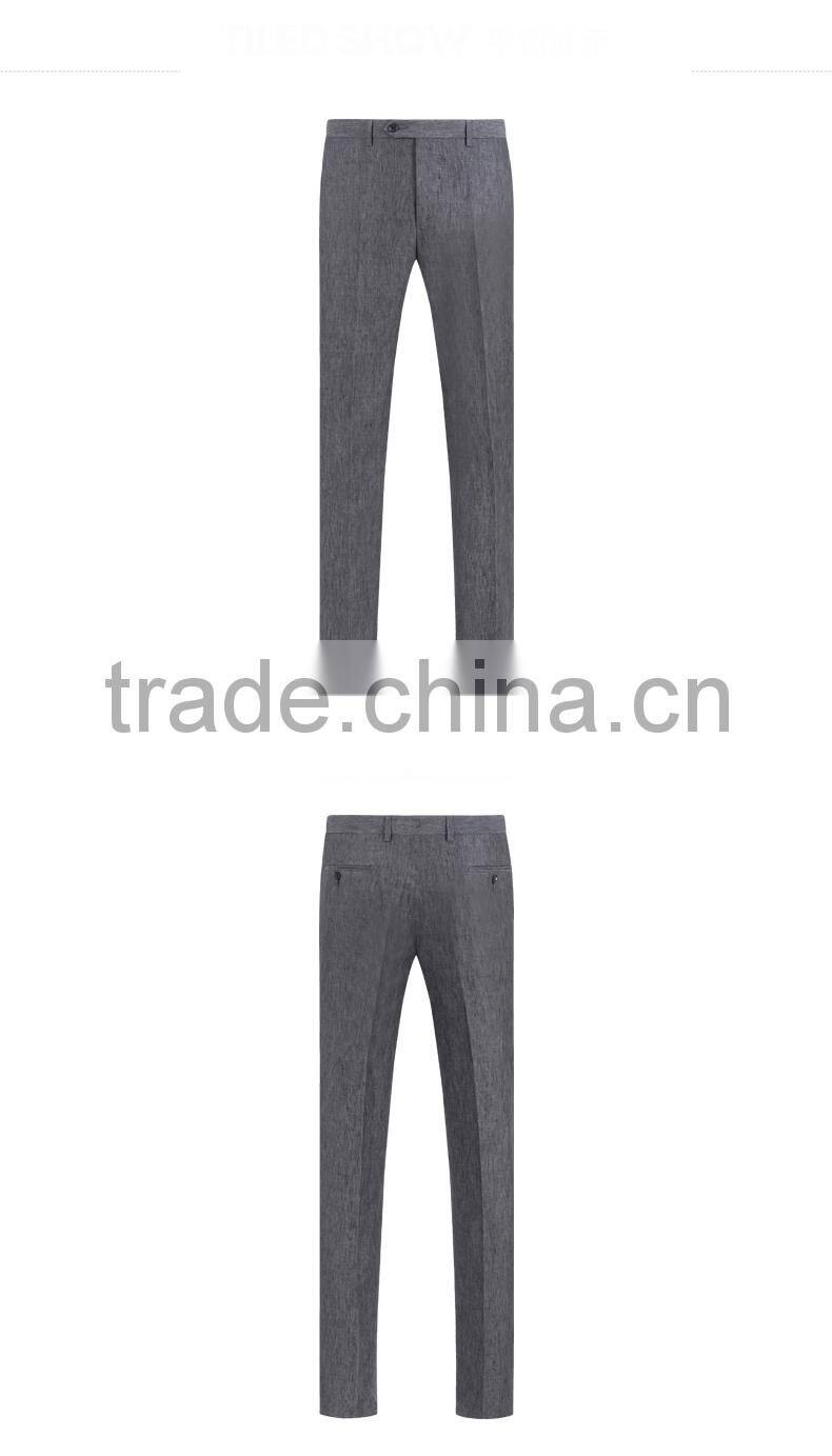 Wholesale Men Coat Suit Checked Half Lined Light Grey Formal Jacket For Men