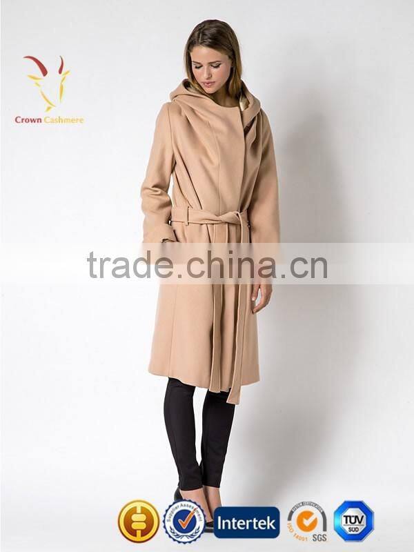 Womens Long Coat with Hood,Women's Long Coat Woolen Overcoats