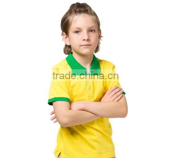 cheap blank customize short sleeve polo shirts for kid